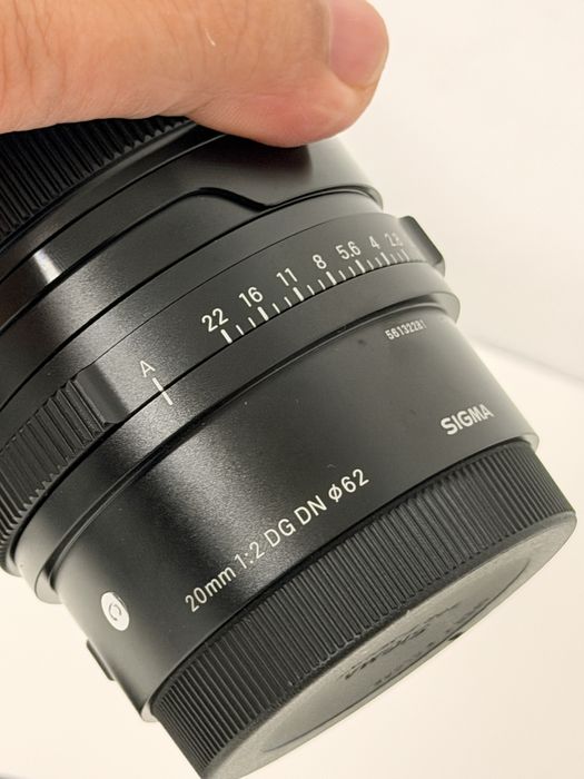 Sigma 20mm f2 como nova E Mount