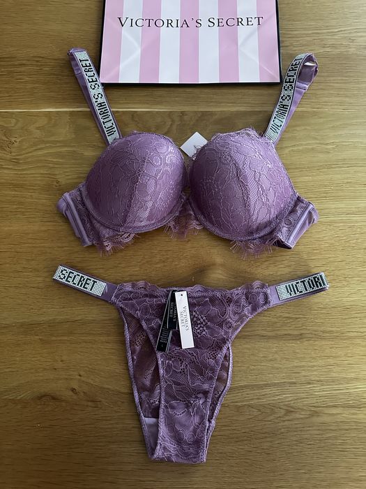 NOWY komplet bielizny Victoria’s Secret rozmiar C80 stanik + majtki