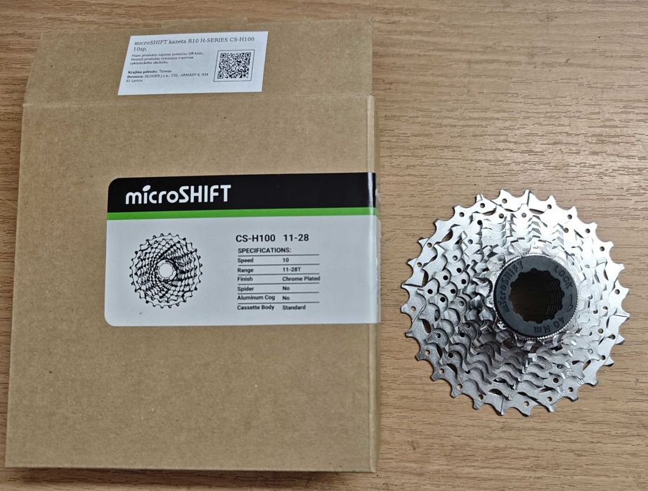 Kaseta MICROSHIFT R10 CS-H100 10s 11-28 szosowa nowa