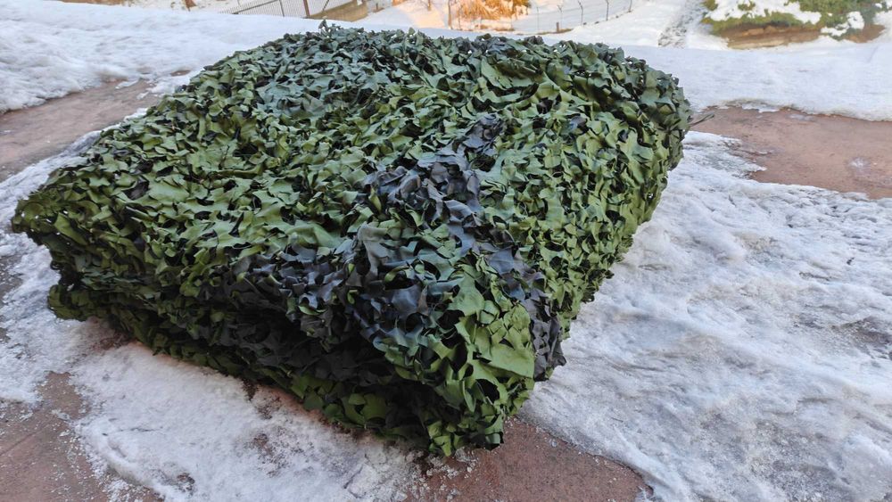 Szwedzka siatka maskująca 4,5m x 4,5m