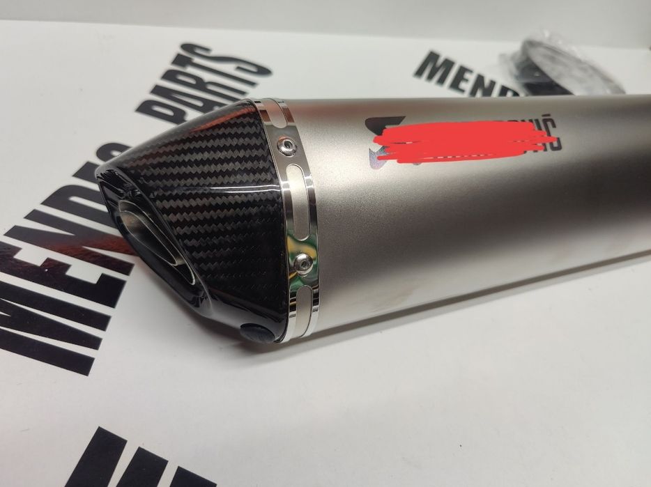 Ponteira de moto tipo akrapovic 57cm
