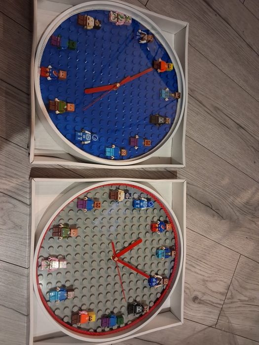 Zegary ścienne///jak LEGO///MINECRAFT