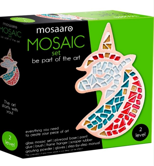 Скляна мозаїка Mosaaro Єдиноріг 168х264 мм (MA2002)