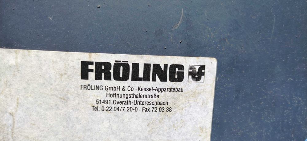 Bojler nierdzewny 400 L WYMIENNIK nierdzewka VIESSMANN FROLING zasobnik CWU