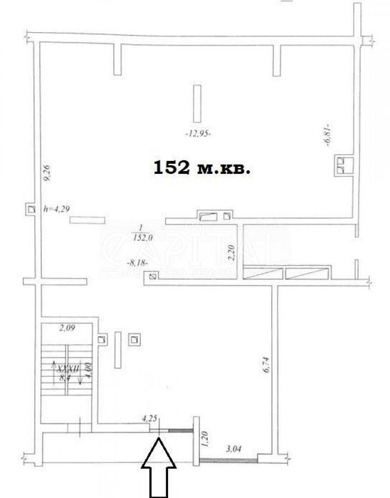 Продаж торгове приміщення, фасад 152м.кв. ЖК «Лебединий»