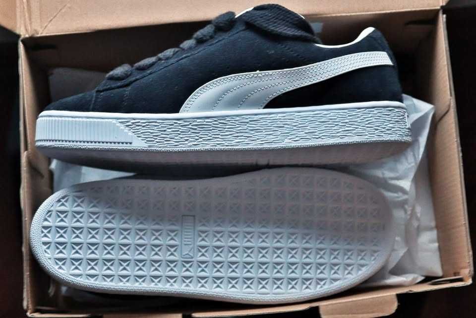 PUMA Black Suede XL 41 (Novas!)
