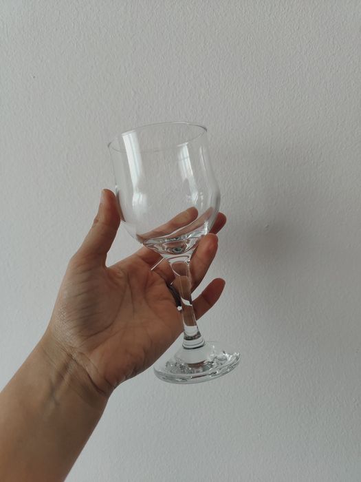 6 copos de cálice "tulipe"