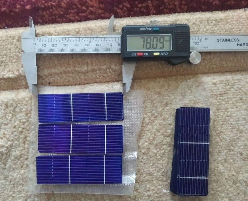 Solar Cell 78*26mm 0.5в 740мА 0.37Вт