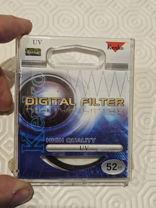 2 Filtros  1-UV e 1- polarizador Kenko 52mm (Nunca Usados)