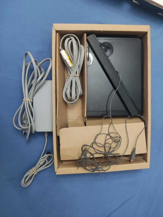 Nintendo wii completa na caixa