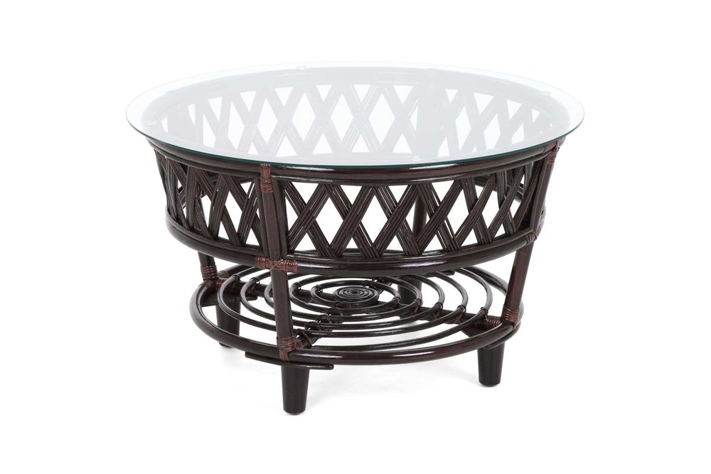 Meble ogrodowe rattanowe Diego Brown / Cappuccino 3+1