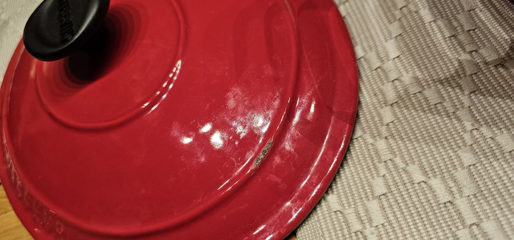 Chasseur garnek żeliwny 27 cm gęsiarka niczym Le Creuset