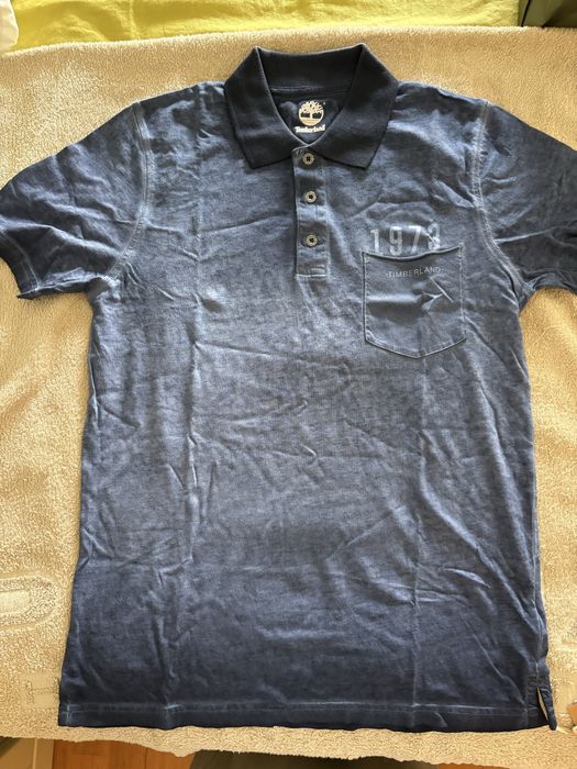 Polo de manga curta. Azul. Com etiqueta. Da Sacoor. Rapaz de 12 anos. Linda!