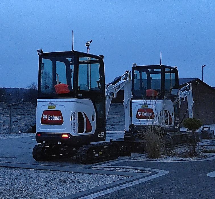 Wynajem minikoparka minikoparki koparka Bobcat