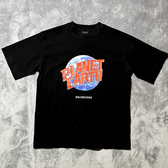 футболка Balenciaga Planet Earth S M L