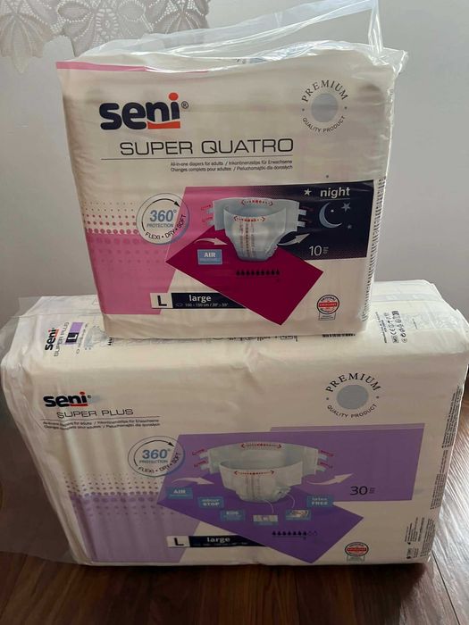 Pieluchy Seni L dla seniora