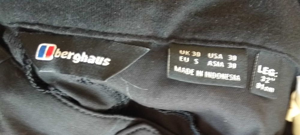 BERGHAUS jak nowe. Damskie spodnie trekkingowe S