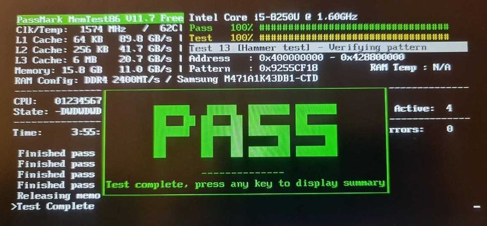 Продам память для ноутбука SO-DIMM 8 GB DDR4-2666 Samsung M471A1K43DB1-CTD