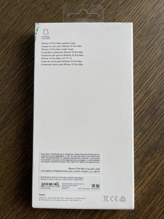 Apple iPhone 12 Pro Max etui skórzane Leather Case