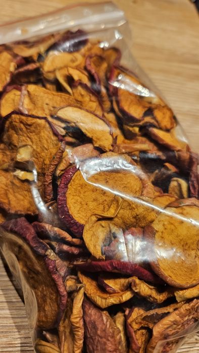 Jabłka suszone zdrowa przekąska