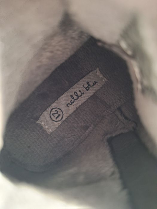 Botki kozaki ocieplane dziecięce Nelli Blu