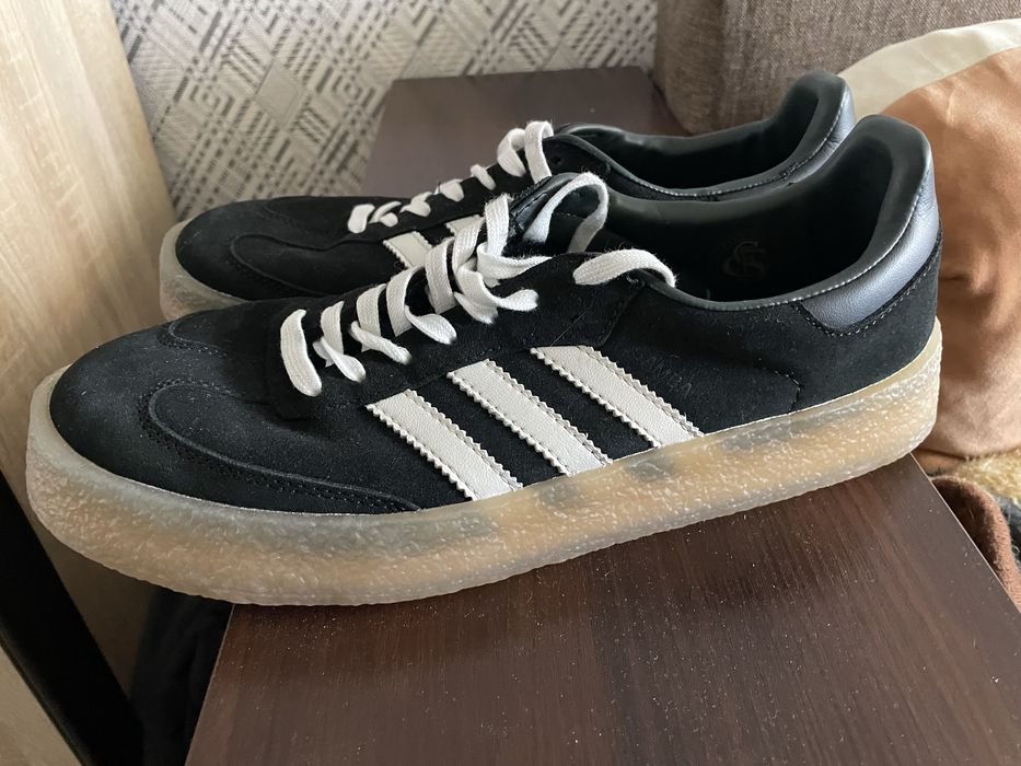 Чоловічі кросівки кросіadidas samba x ronnie fieg x clarks black green