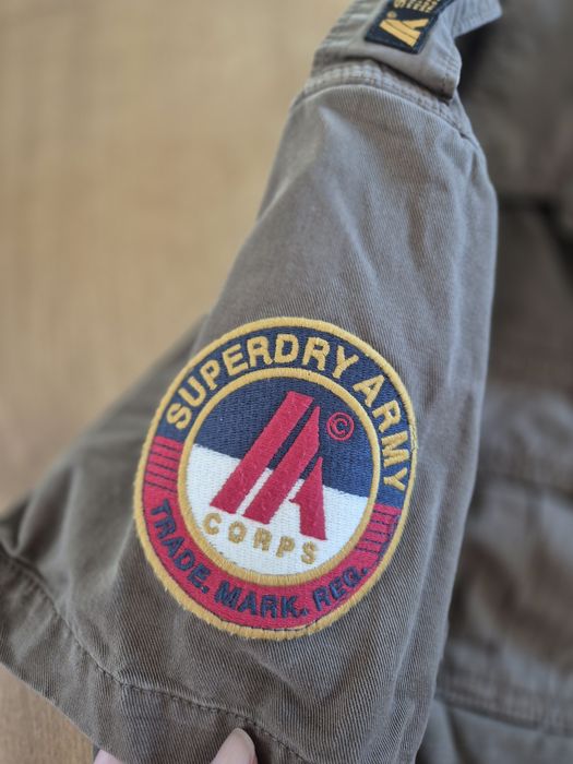 Superdry military koszula M bdb khaki