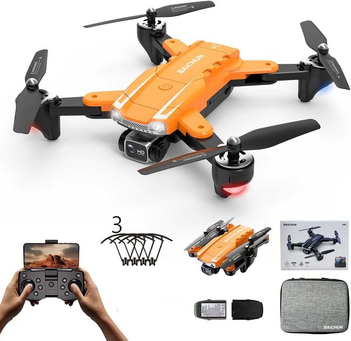 Dron z Kamerą 1080P dla Początkujących, Dron RC uszkodzony