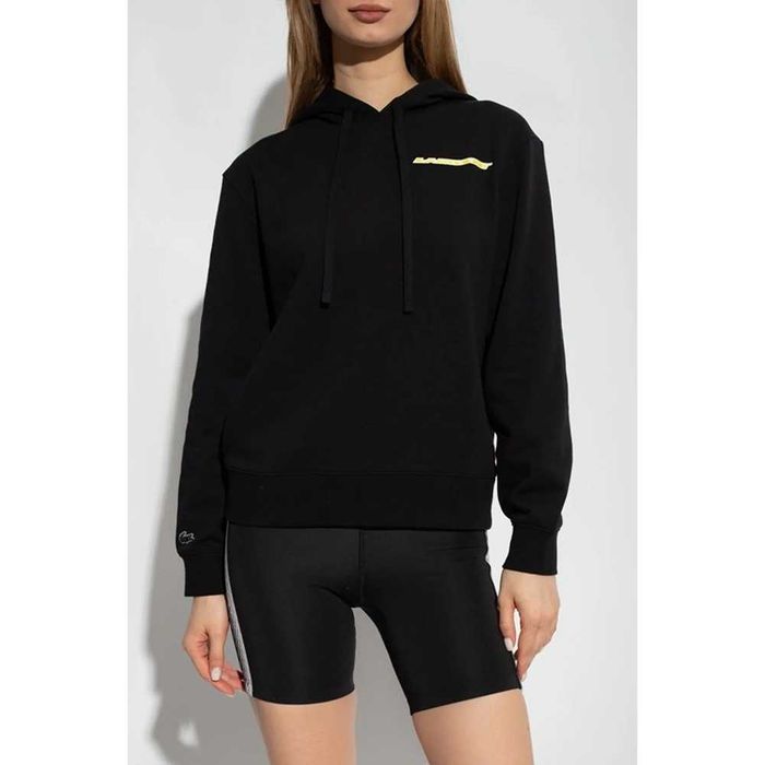 Оригінальне жіноче худі Lacoste Logo Black SF5502-00-031
