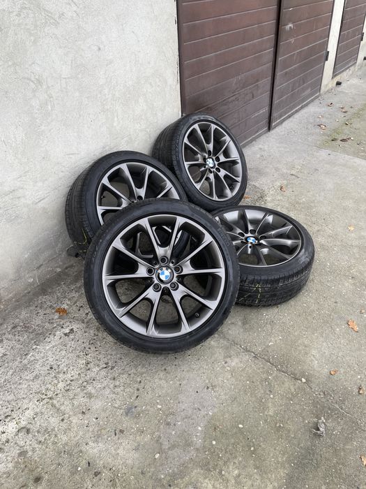 (96)Koła, Felgi 5x120 18” Oryginał BMW f30, Grafit