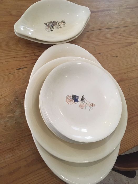 Prato de bolo / servir francês Saline Marin Paris