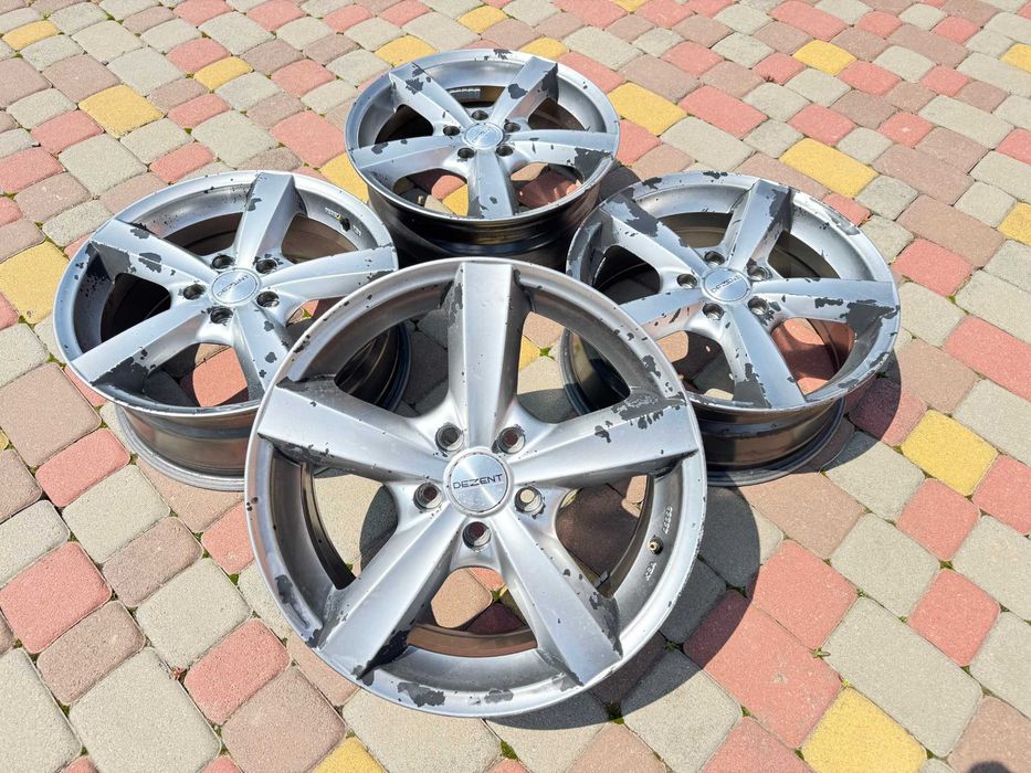 Тітанові діски Dezen 5*112 R17 Mercedes -Audi-Scoda-VW-SeaT