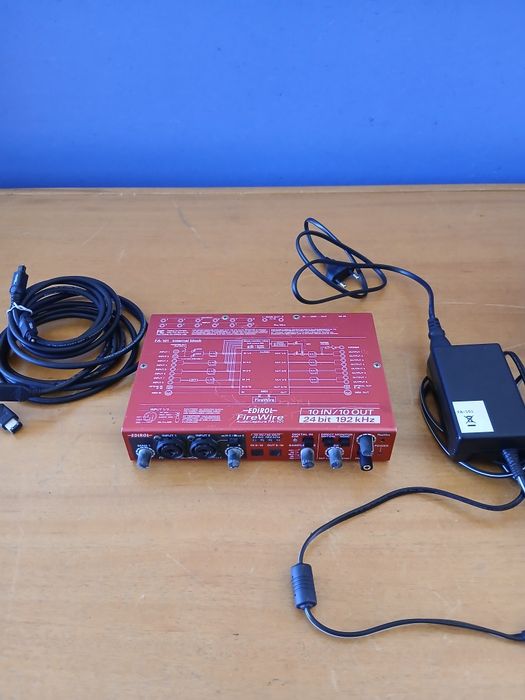Interface de Áudio Placa de Som Roland Edirol FA-101 Firewire