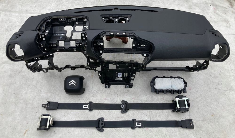 citroen c4 3 iii deska kokpit konsola poduszki pasy