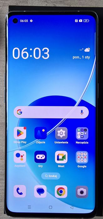 Oppo reno 6 pro 5g niebieski