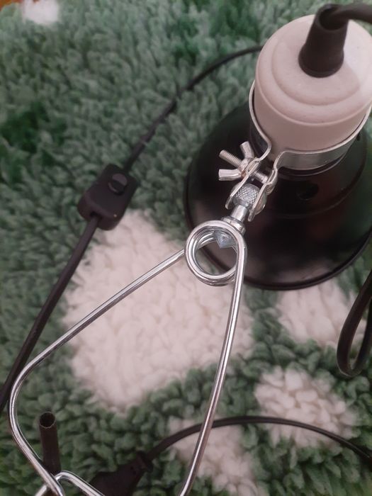 Lampa oprawka klips klosz e27 do lampy grzewczej