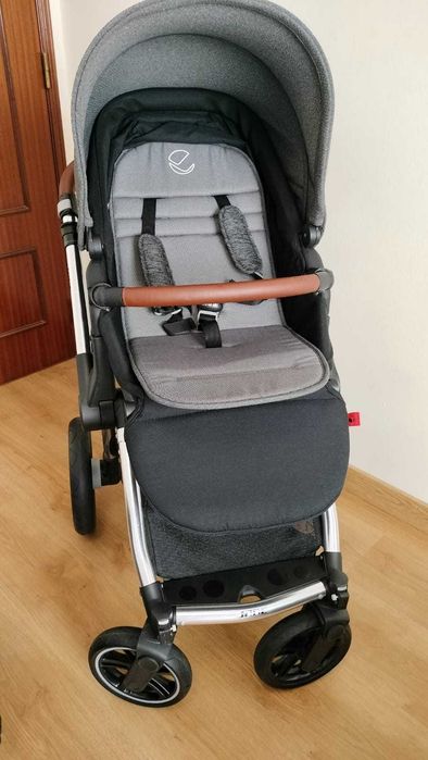 Carrinho trio Kawai + Micro BB + Koos iSize R1 Cold Black