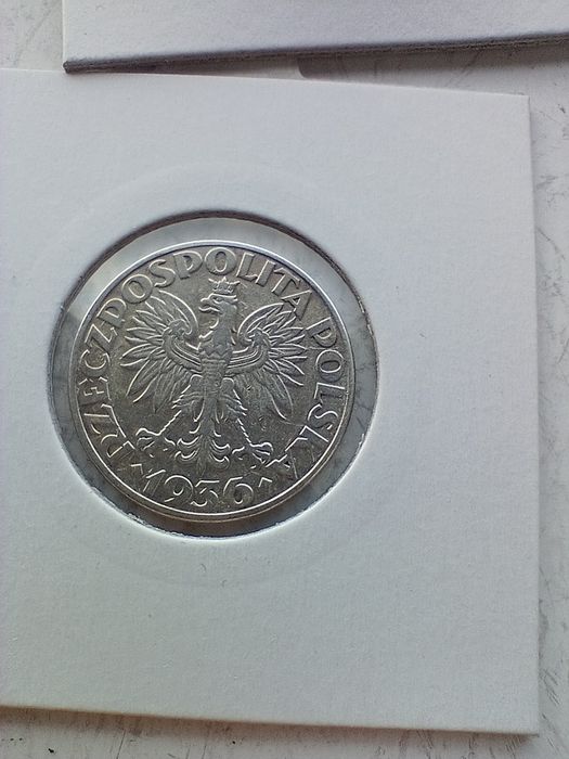 Moneta--2zł Żaglówka--1936-srebro