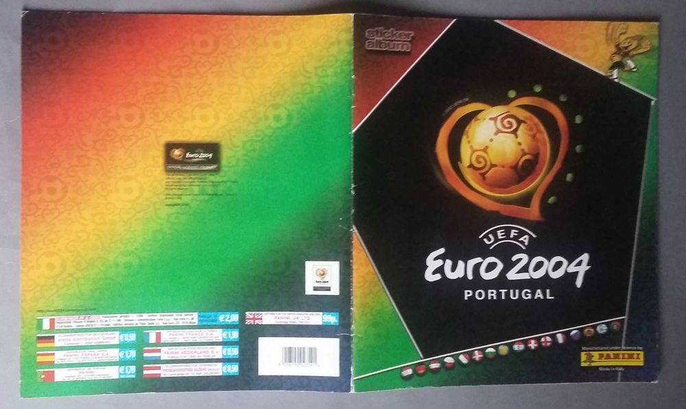 Caderneta de cromos Euro 2004