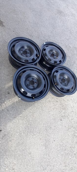 Комплект металічних дисків 5х100R15 VW, SKODA