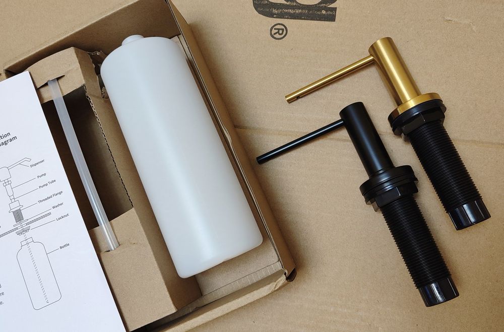 Врезной дозатор диспенсер для моющего жидкого мыла