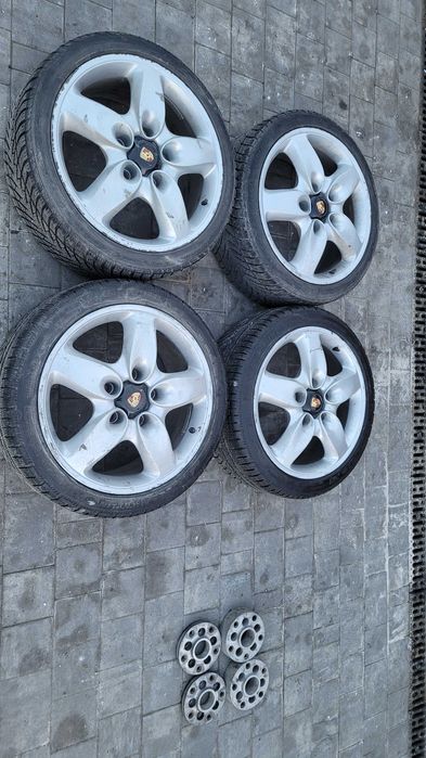 koła z adapterami 5x100=>5x130 porsche golf 4, leon 1 octavia 1 a3 8L