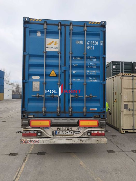 Kontener morski 12 metrowy 40 HC wysoki, stan idealny - PZ