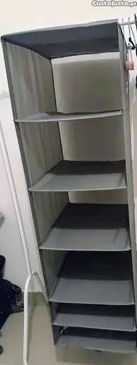Arrumação com 6 prateleiras Ikea Skubb - Semi-novo