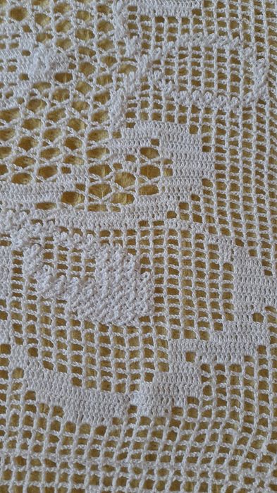 Toalha grande mesa em renda 4,50x1,50m - Nova - ÚLTIMOS DIAS