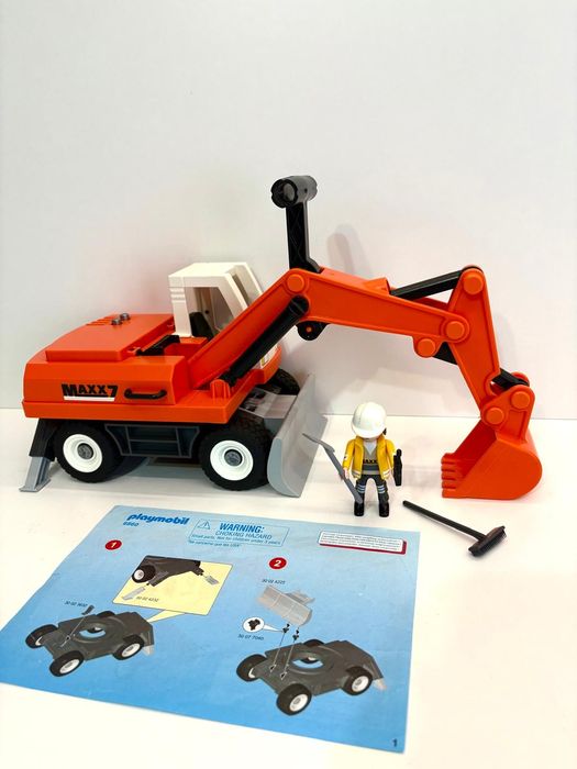 Playmobil 6860 Budowa koparka na gruzu z funkcją łopatki