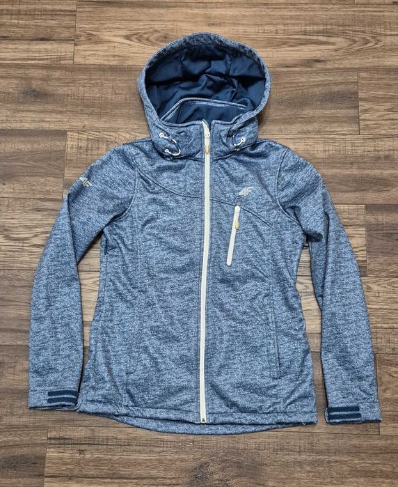 bluza kurtka softshell 4f niebieska jak nowa damska S 36 musthave C 67