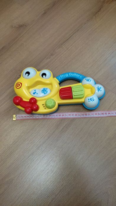Детская гитара с сенсорными кнопками Frog Guitar