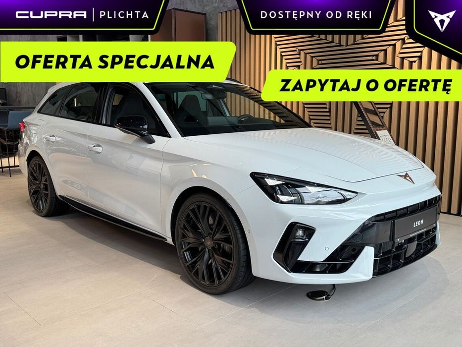 Cupra Leon Sportstourer VZ 333KM 4Drive Glacial White Black Edition: Panorama, MatrixLED!