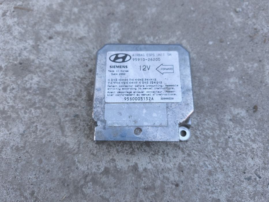 Продам блок airbag на hyundai santa fe 1